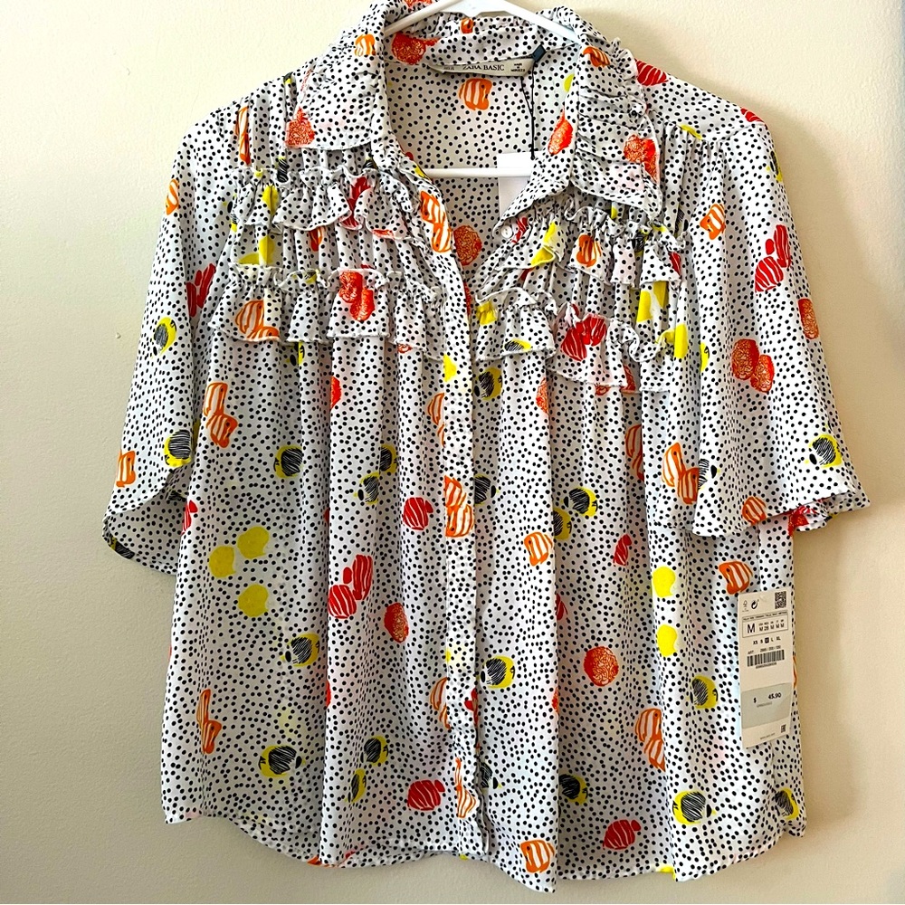 Zara Nautical Blouse
